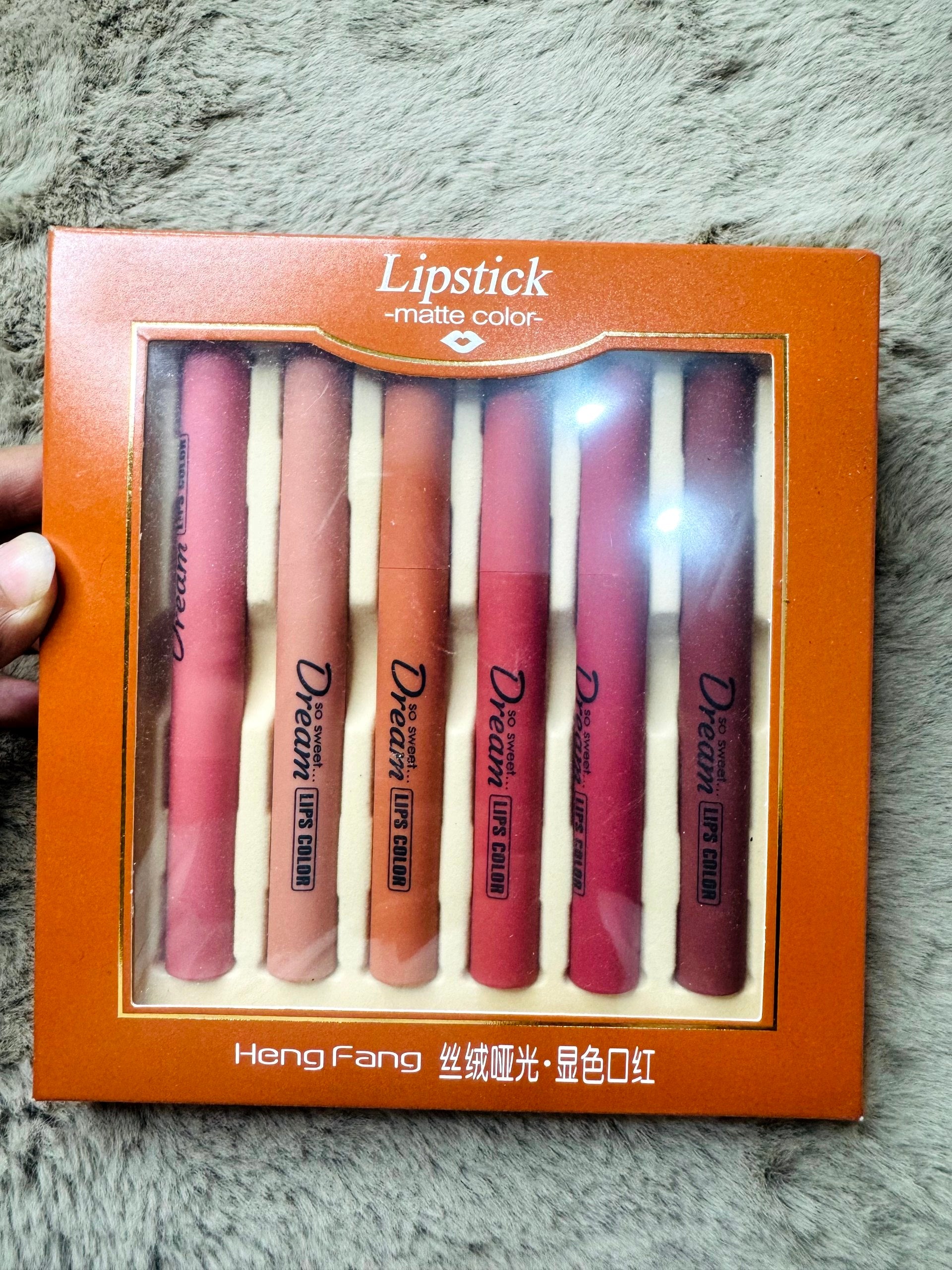 Heng Fang "So Sweet" Dream Matte Set ☁️ Velvety Matte Liquid Lipstick – 6 Shades