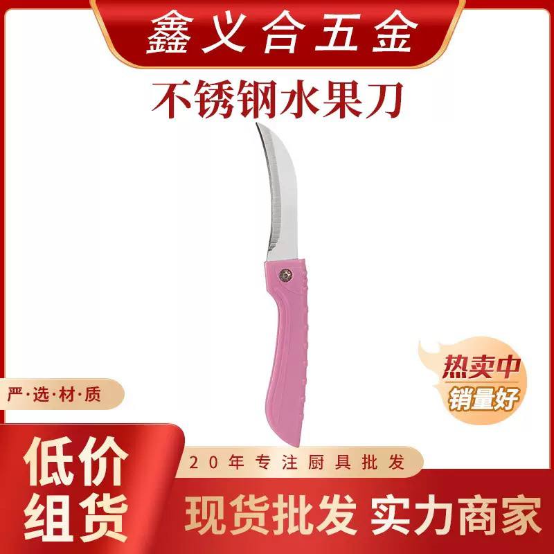 Portable Folding Fruit & Paring Knife – Sharp Stainless Steel Blade