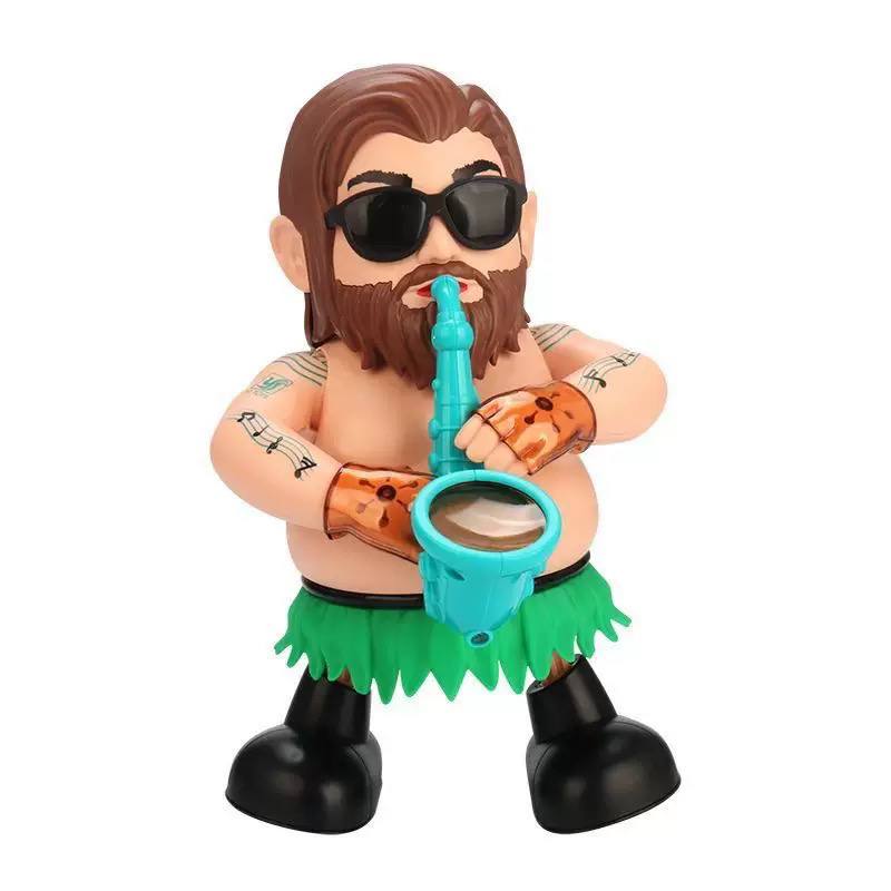 Dancing Saxophonist Toy with Music & Light | Electric Walking & Dancing Toy for Kids | Musical Saxophone Doll
