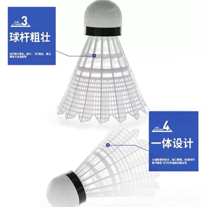 3 Piece Feather Badminton Shuttlecock – For Practice and Training