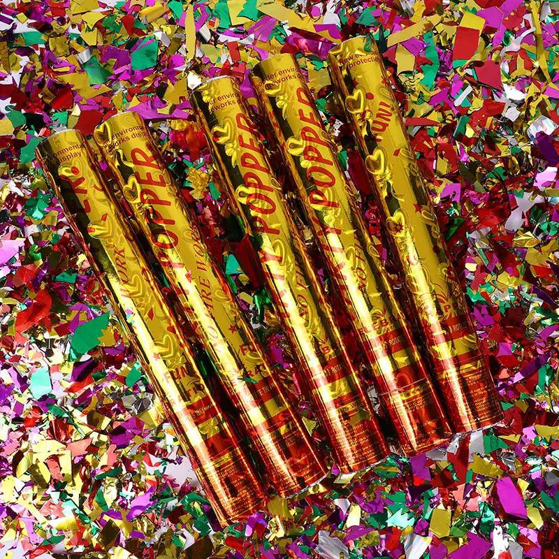 Golden Party Popper – Celebration & Event Decoration