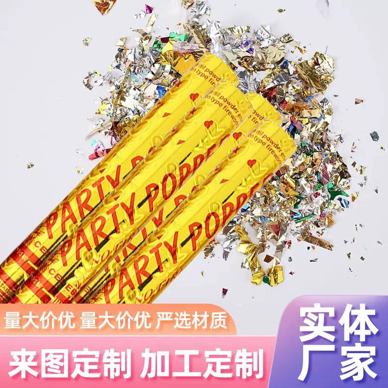 Golden Party Popper – Celebration & Event Decoration