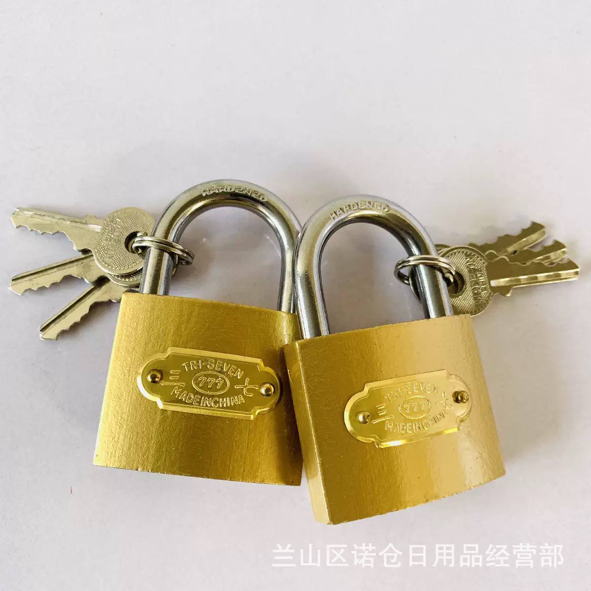 Heavy Duty Brass Padlock with Keys – Strong Security Lock